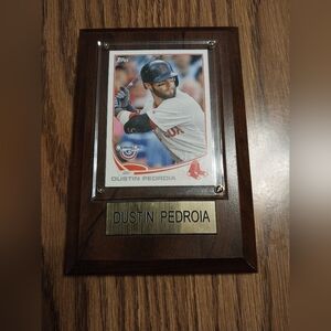 Dustin Pedroia Wall Plaque 6 1/2 X 4 1/×2